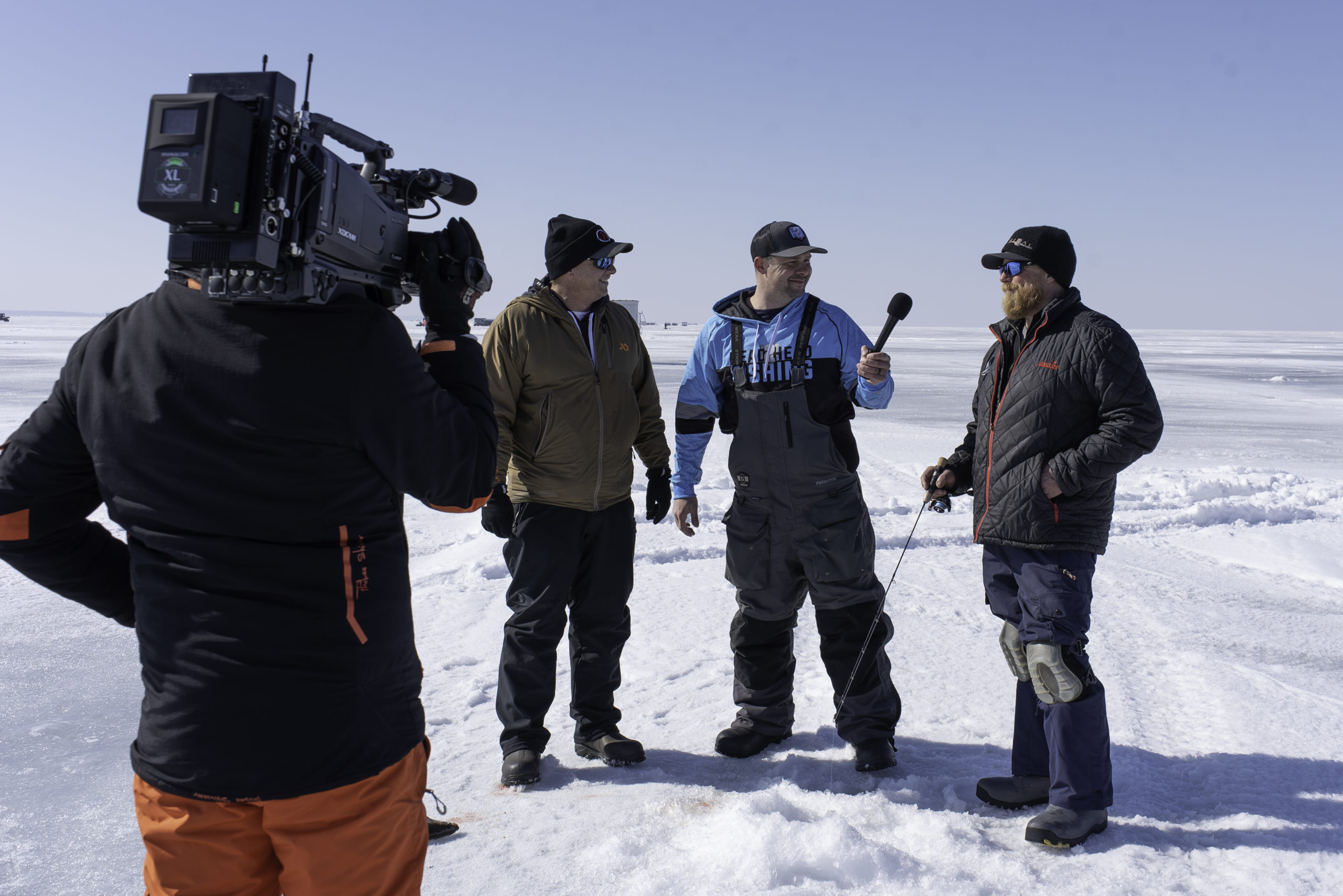 PWS interviews anglers on the ice